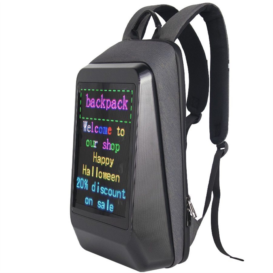 Wholesale Backpack Bag Customize Waterproof Smart Packs Back Pack With Led Screen