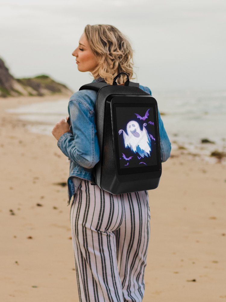 Wholesale Backpack Bag Customize Waterproof Smart Packs Back Pack With Led Screen