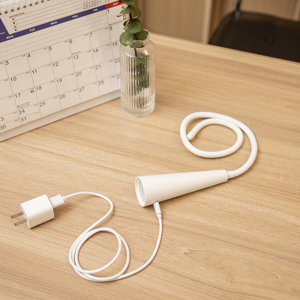 3-Color Temperature Bedside Table Top Reading Lamp Customized Fashion Folding Table Lamp with USB Port
