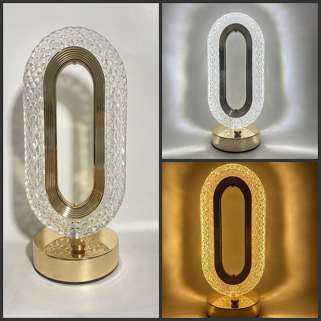 Fashion Modern Cordless Supplier Touch Lantern Luxury Bedside Living Room Bedroom Led Crystal Table Lamp