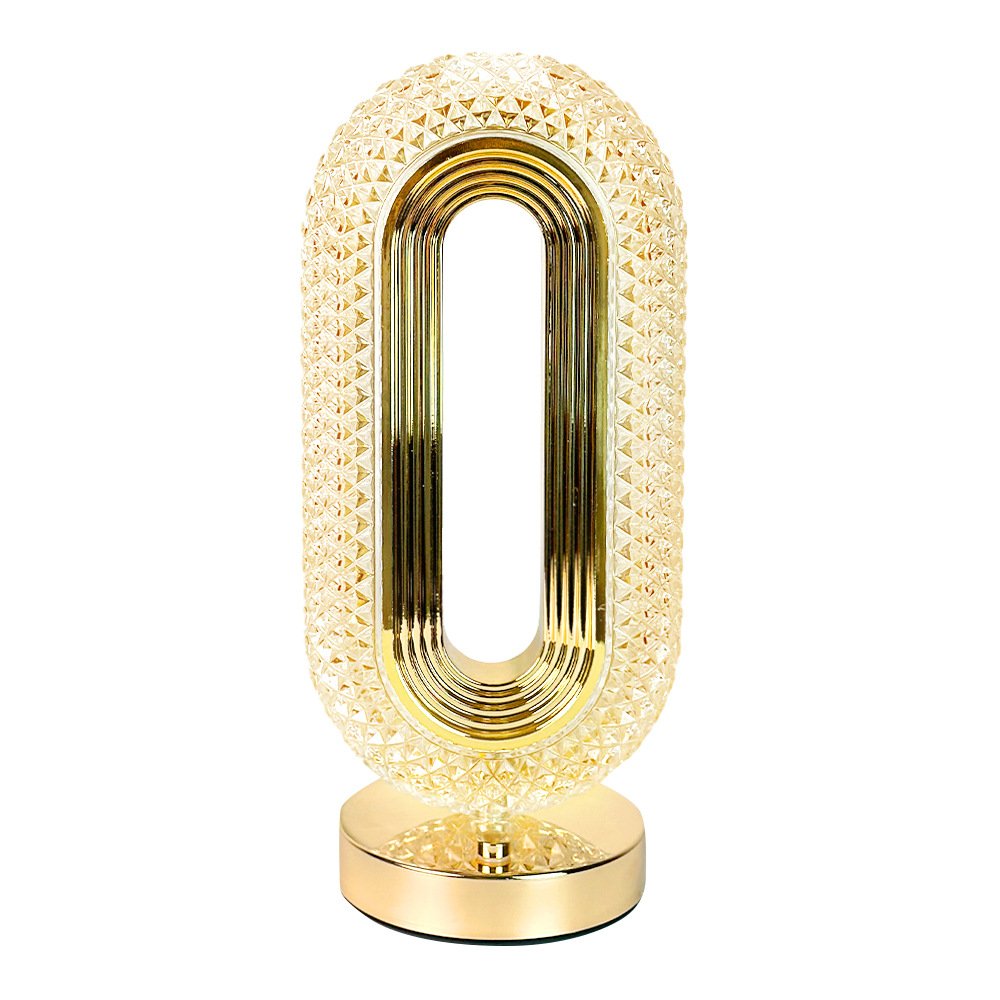 Fashion Modern Cordless Supplier Touch Lantern Luxury Bedside Living Room Bedroom Led Crystal Table Lamp
