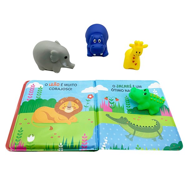 Custom Design Bath Book with Cute Animal Bath Toys Non-toxic and Eco-friendly Bath Book Child Book Printing