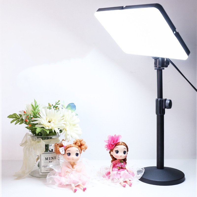 3200K 5600K Remote Control LED Panel Makeup Studio Lights Led Fill Light Photography Video Light Match Tripod Clamp Table Stand