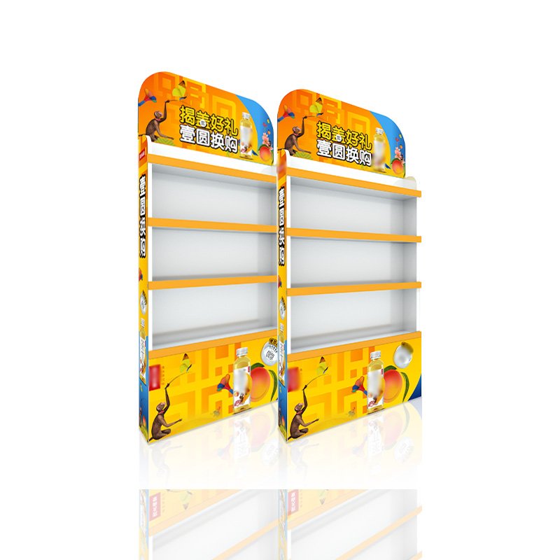 Custom PVC Cardboard Perfume Cosmetic Lipstick Makeup Floor Display Stand for Store Supermarket