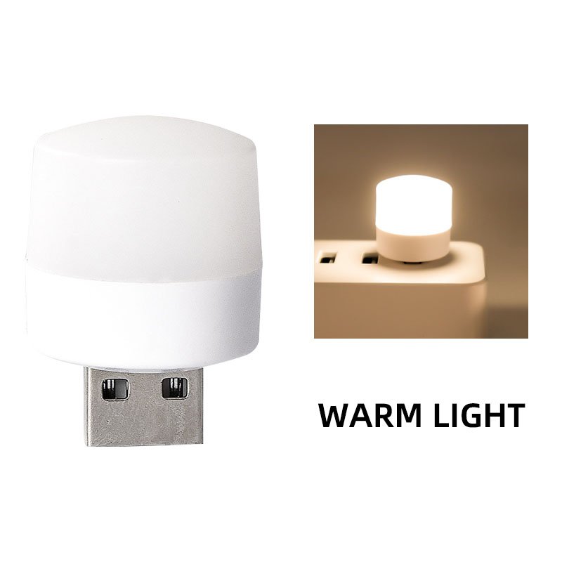 USB Led Computer Mobile Phone Mini Portable Night Light Small Protection Eye Reading Book Desk Lamp Car Atmosphere Bedroom Led