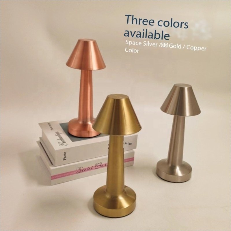 bedside lamp post modern light luxury table lamp room bedroom glass bedside restaurant table light