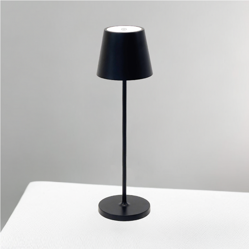 Base charging Touch European Cordless Rechargeable Table Lamps Operated Portable Aluminum Led Modern Restaurant Home Decor