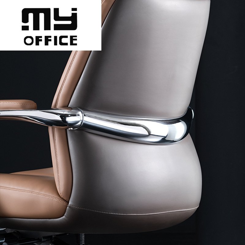 Wendy Italian Light Luxury Chair Office Computer Book Cowhide Executive President Swivel