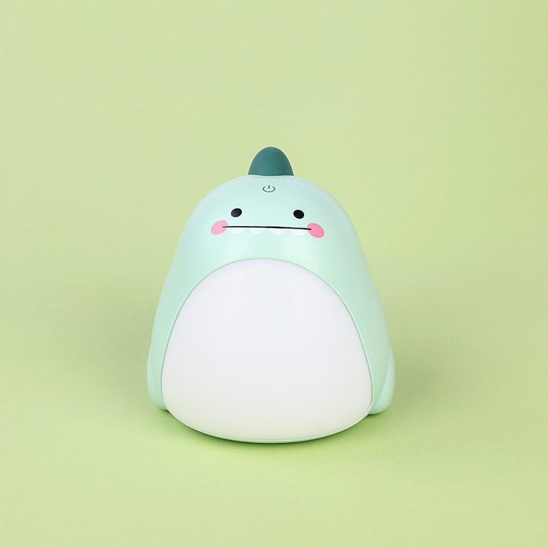 Cute Sweet Sleep Dinosaur LED Night Light USB Rechargeable Table Touch Switch Color Change Desk Lamp for Kids Children Gift