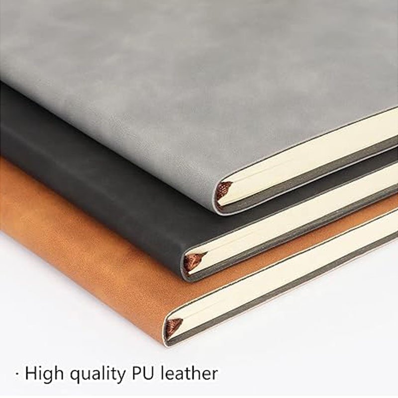 Leather Notebooks A5 Lined Paper Notepads Journal Notebook Personalized Custom Notebooks with Logo for School Business Promotion