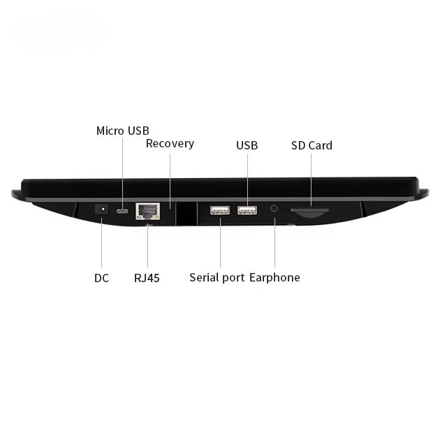 Wall mount LCD touch screen POE power LED Light Bar Booking System Android tablet for Conference Meeting room