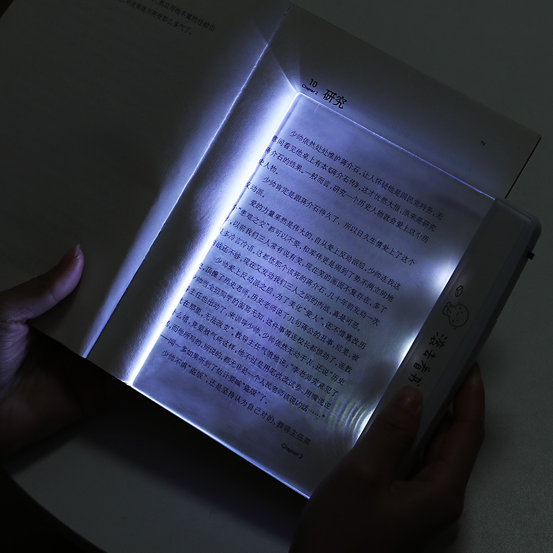 Led Book Reading Light,Battery Powered Eye Care Clip-on Book Lights