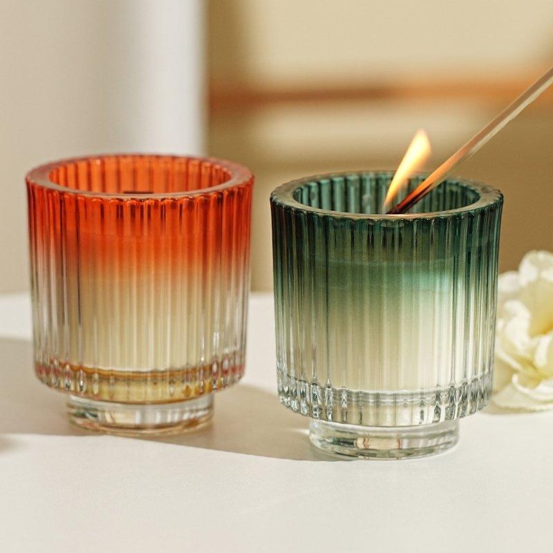 Manufacturer Popular Hot Sale Luxury Scented Soy Spiritual Scented Candles Embossed Jar for Aromatherapy Candles for Home