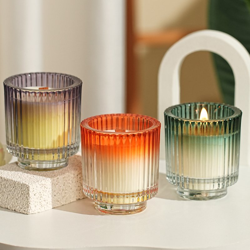 Manufacturer Popular Hot Sale Luxury Scented Soy Spiritual Scented Candles Embossed Jar for Aromatherapy Candles for Home