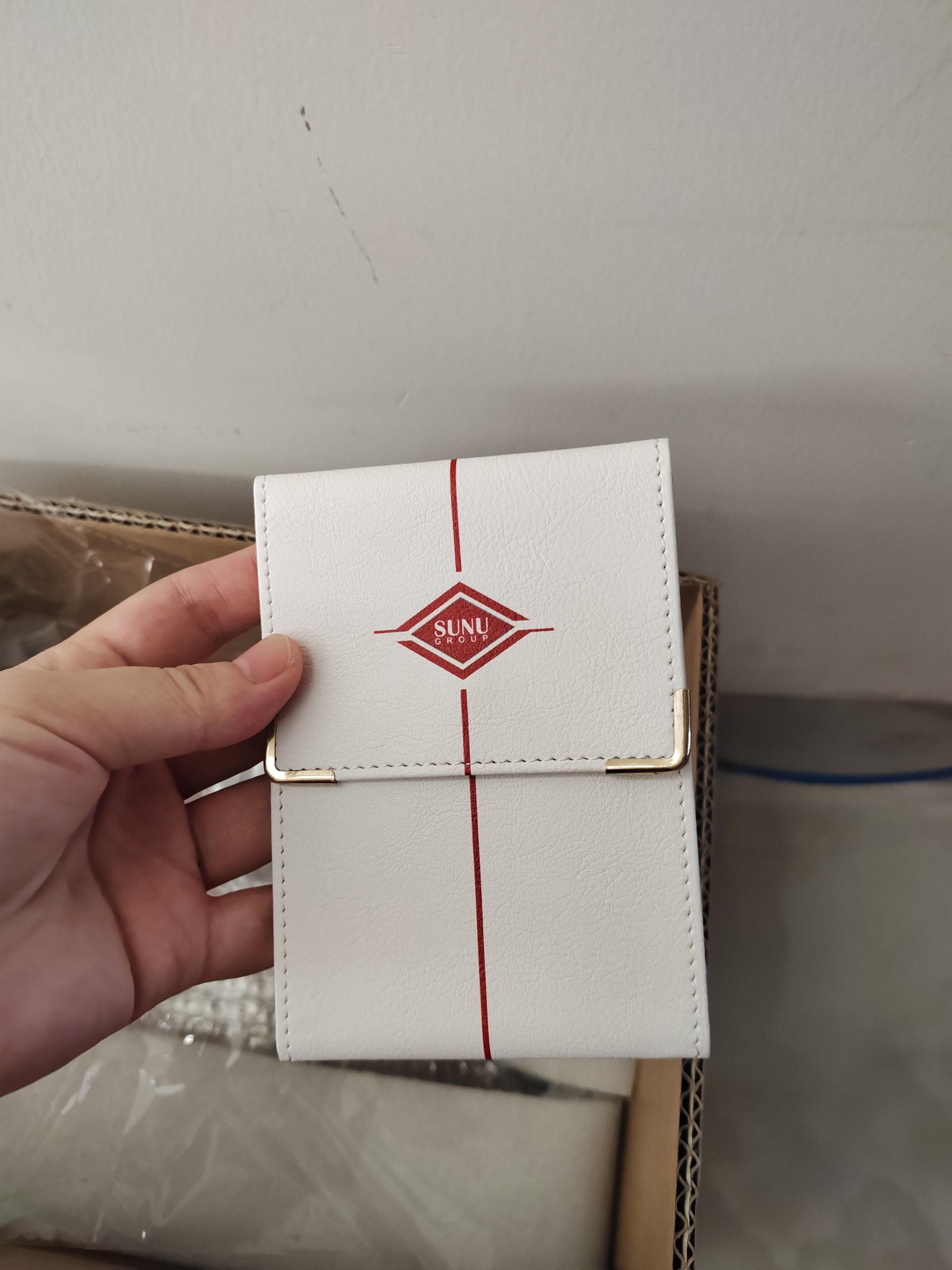 Customized logo Multifunction check book cheque book