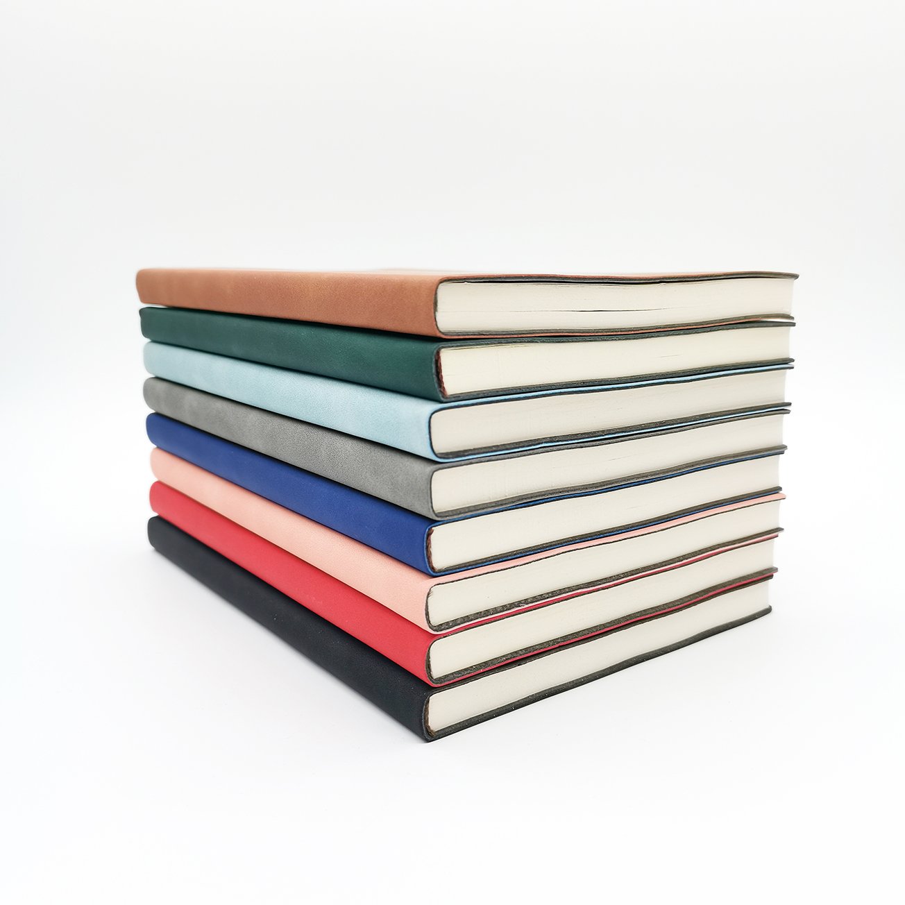 Journal Manufacturer Custom A5 softcover PU Leather Note Book Business Office Notebook With Logo