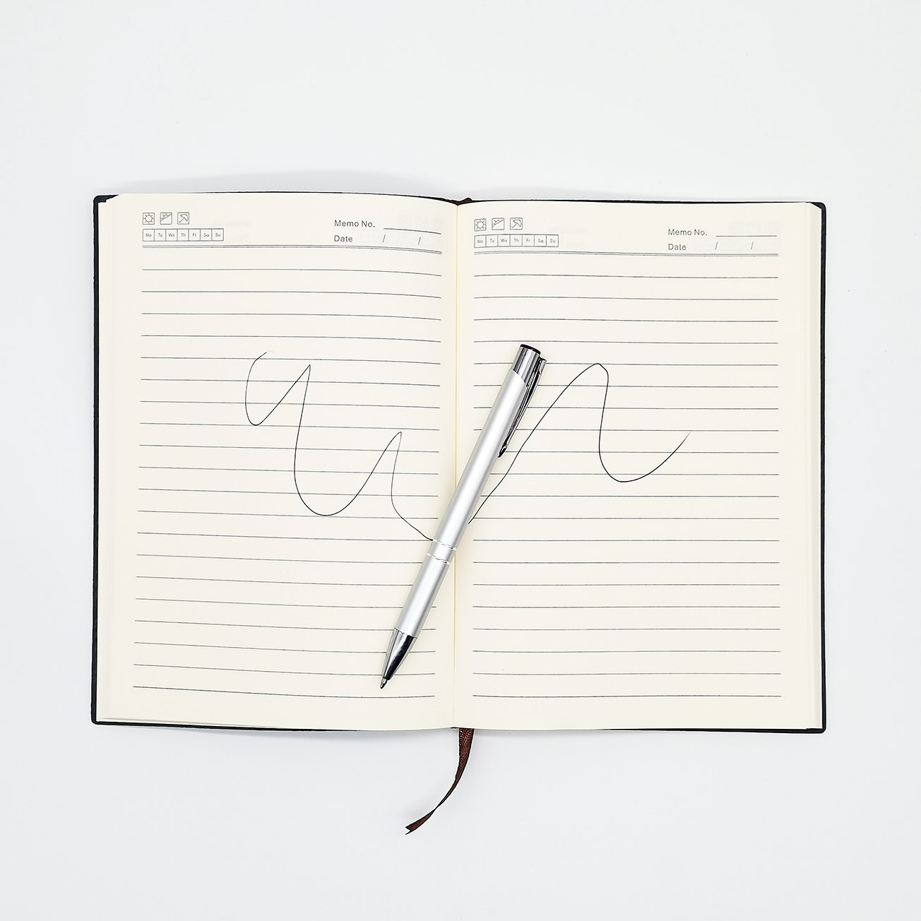 Journal Manufacturer Custom A5 softcover PU Leather Note Book Business Office Notebook With Logo