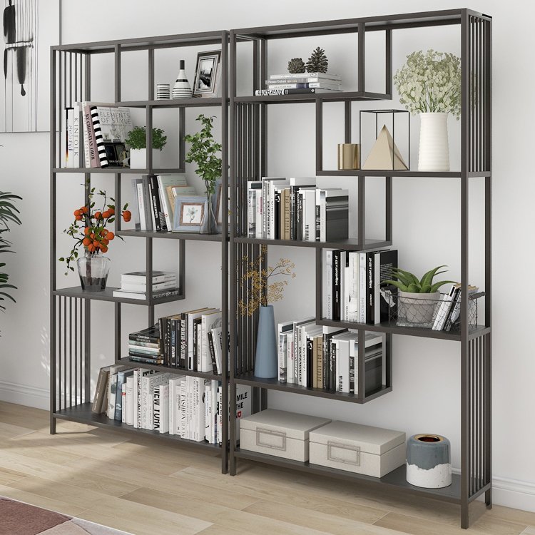 Hot Selling High-quality Design Metal Bookshelf Wooden Office Study Bookshelf