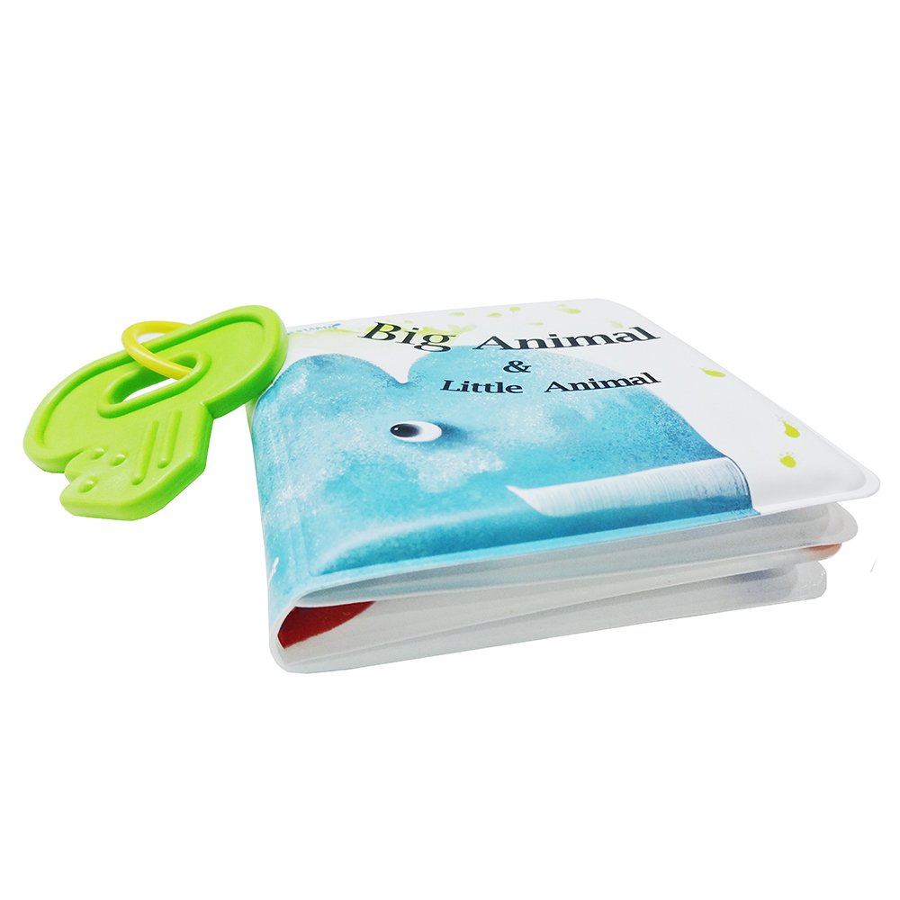 Creative Number, Shape, Animal, Color Themes Mini Size Soft Bath Book for Kids Colorful Non-toxic Teethers