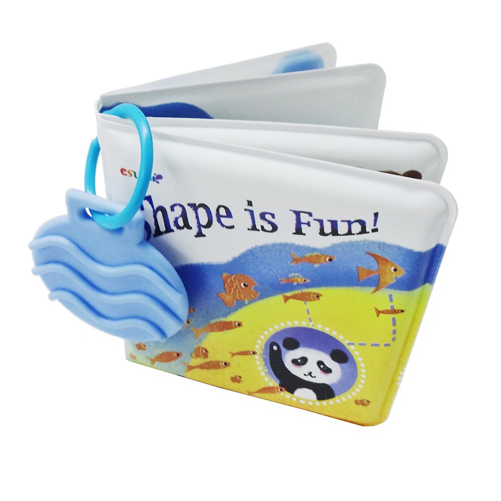 Creative Number, Shape, Animal, Color Themes Mini Size Soft Bath Book for Kids Colorful Non-toxic Teethers