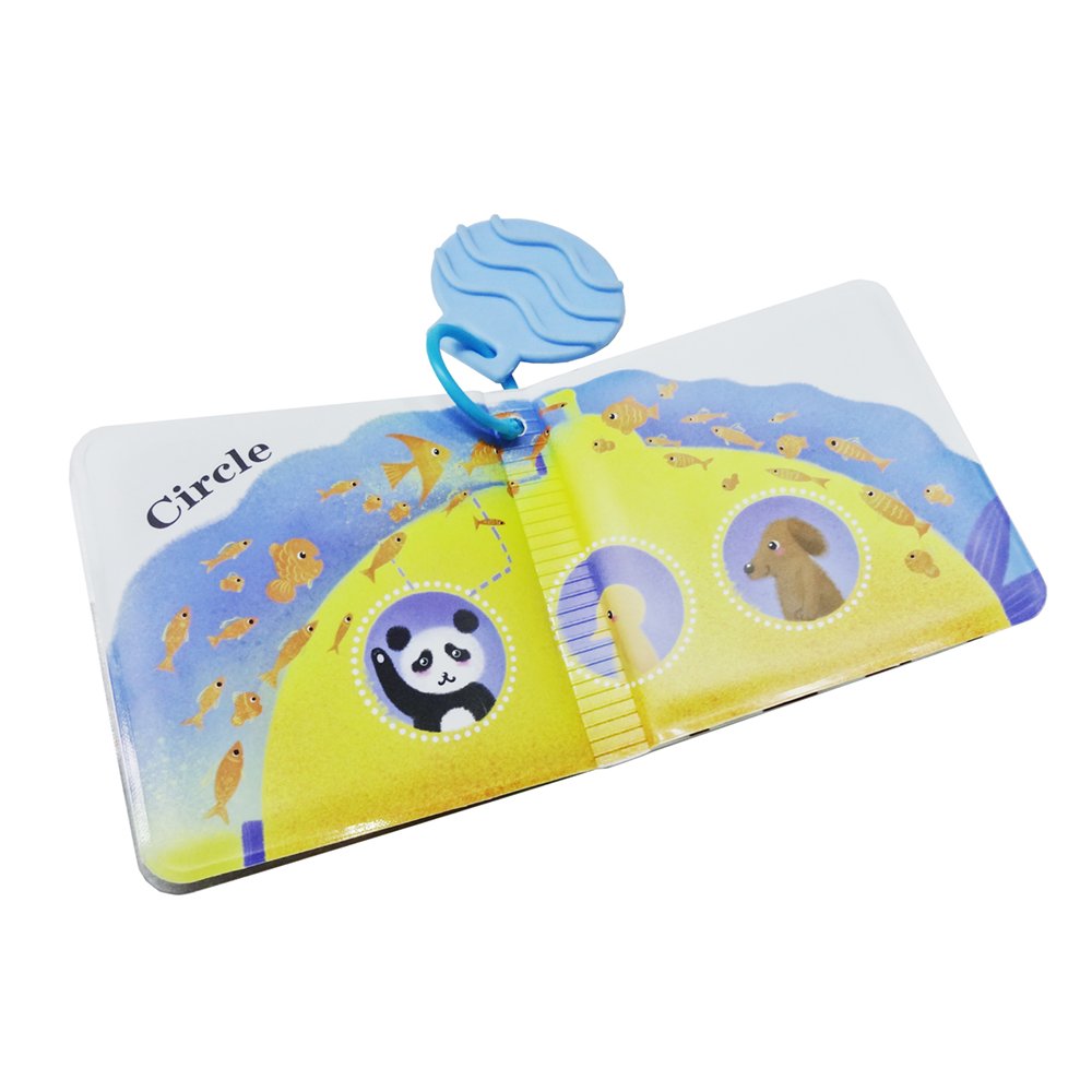 Creative Number, Shape, Animal, Color Themes Mini Size Soft Bath Book for Kids Colorful Non-toxic Teethers