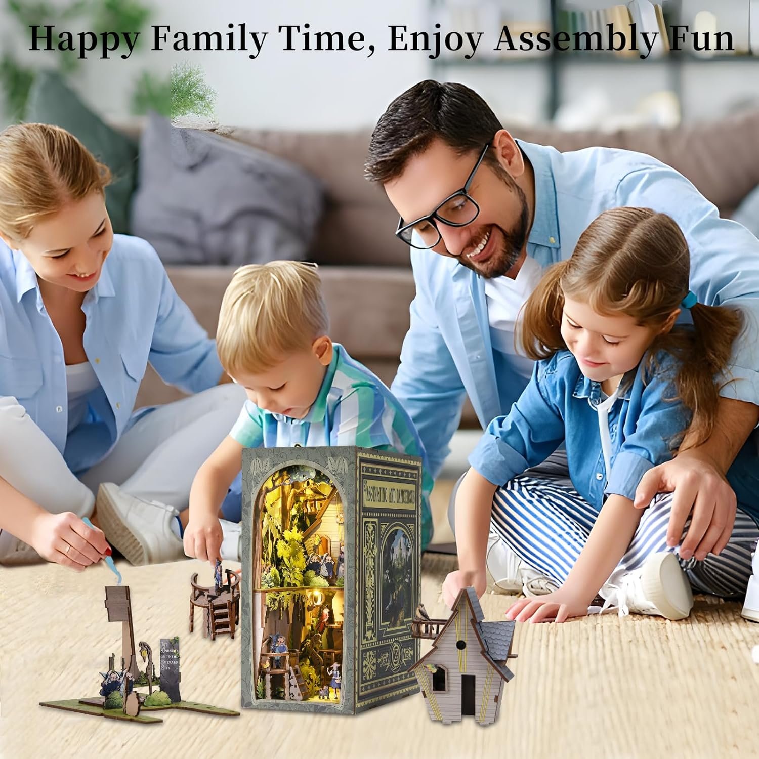 Wholesale Price The Wizard of Oz Book Nook Kit with LED Light