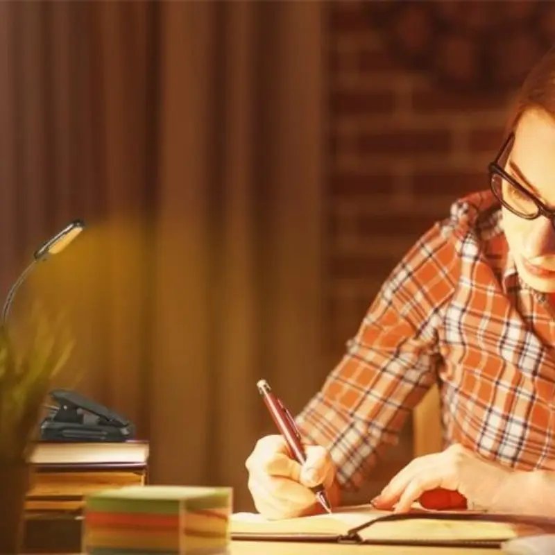 Book reading Light Modern Beside Clip On Book Lamp Rechargeable led Dimmable Reading Light For Study