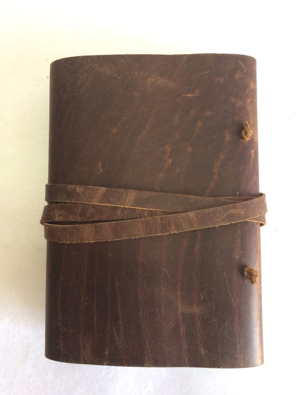 Wholesale Vintage Recycled Cotton Handmade Paper Leather Note Books Journal Diary Sketchbook For Student Men And Women