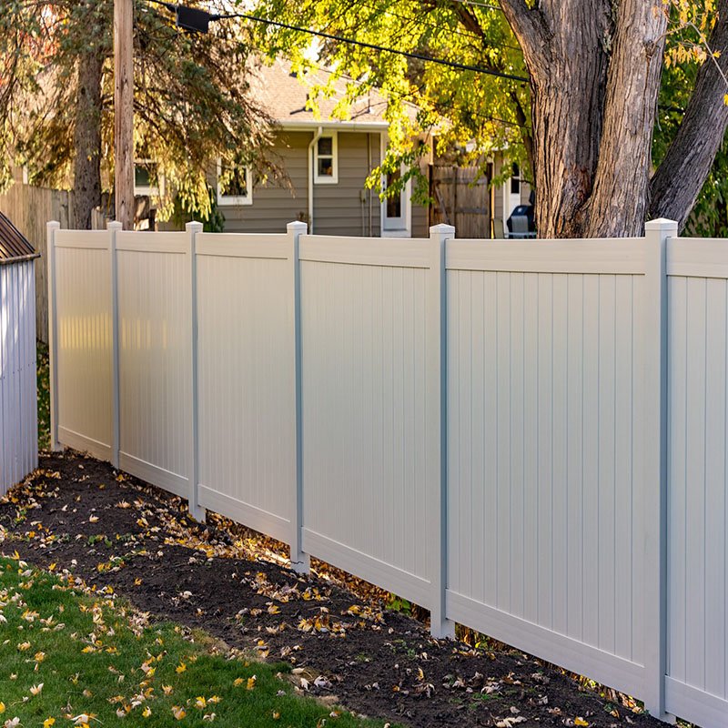 Cheap Vinyl 8' Plastic Trellis Wall Fencing Panels privacy fence for pool White Pvc Fences