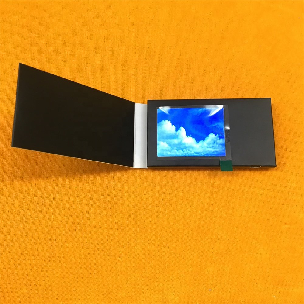 Video brochure 2.4 blank greeting video card Digital Blank Video Brochure White for Wedding Birthday Business Promotion Card