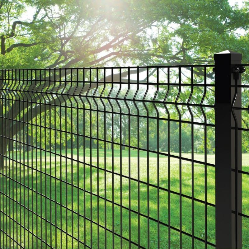 Factory Direct Price 3d bending fence fence with 3 bends light lamp curved fence