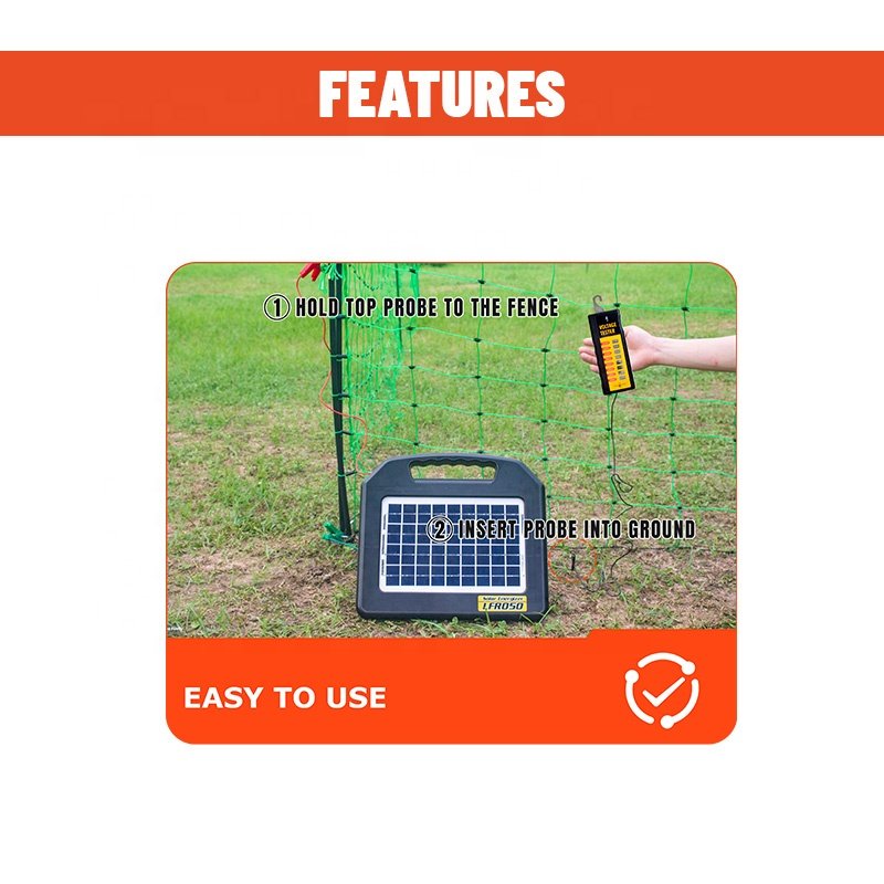 Lydite OEM Service 12KV Voltage eight Neon Lights Electric Fence Tester for Farm