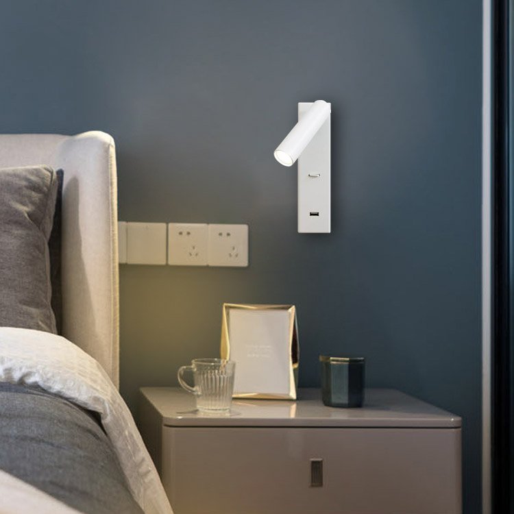 Bedside Reading Wall Lamp Modern Simple New Hotel Project Bedroom Stairway Wall Lamp