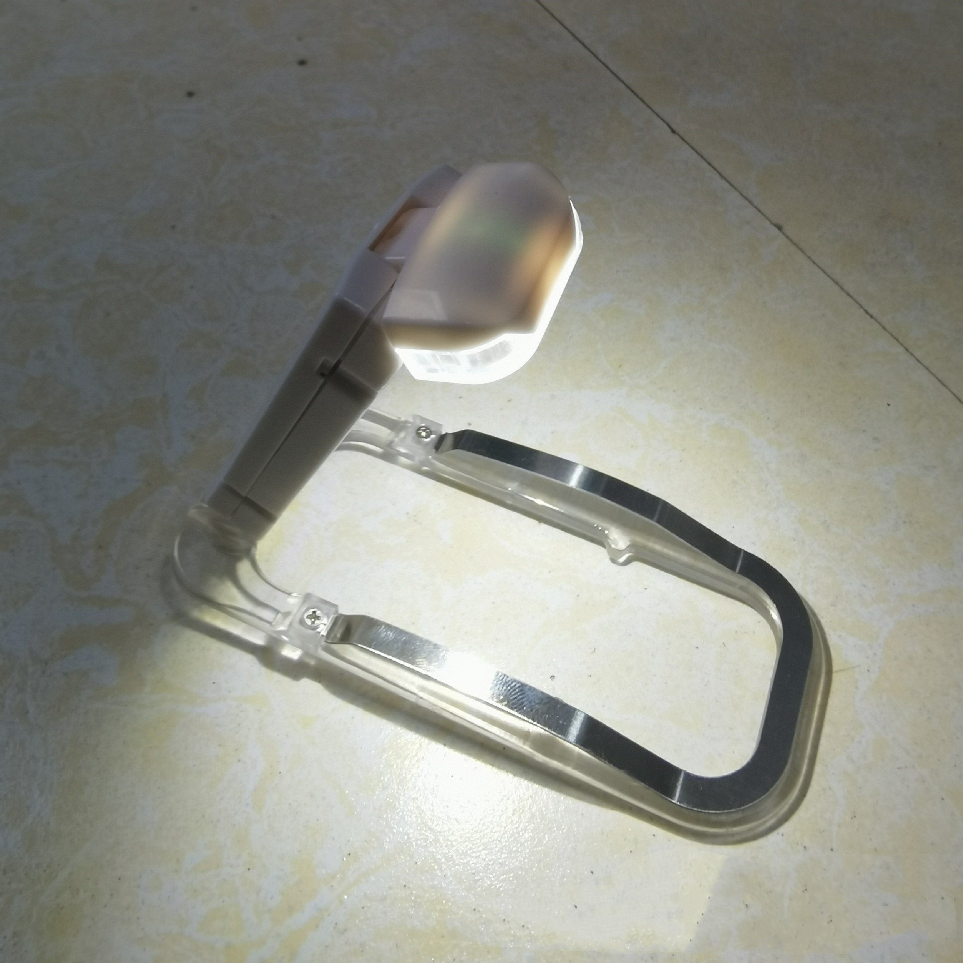 USB Rechargeable Book Light for Reading in Bed Clip on Book Light, Brightness Adjustable Amber Book Light