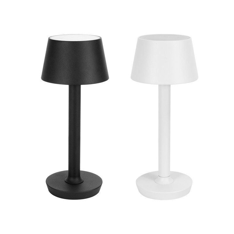 New Aluminum Desk Lamp LED Rechargeable Table Lights Touch Switch Cordless Table Lamp for Bar Living Room Reading Book Dec Lamp