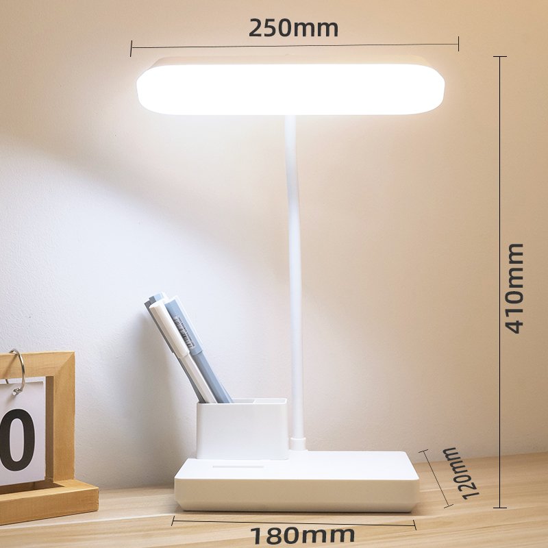 (Factory)customized rechargeable charging led study desk table lamp for reading light foldable folding usb office living room