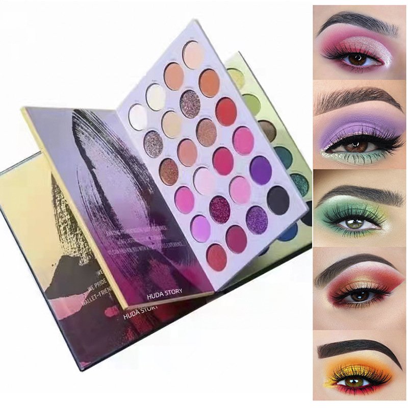72 Colors Eye shadow Books Pans 2 design Eyeshadow Palette Custom Logo Eye Shadow Kit