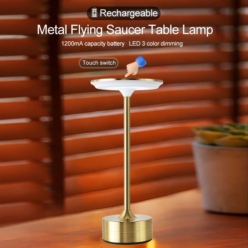 Modern USB Rechargeable DC Book Light Simple Design Touch Control Retro Nordic 5V LED Table Lamp for Indoor/Outdoor Use