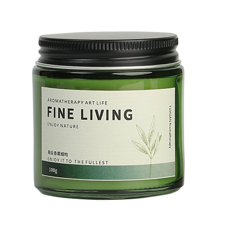 Wholesale Customized Deluxe Green with Aromatherapy Soy Wax Candle Luxury Scented Candles tealight scented candle