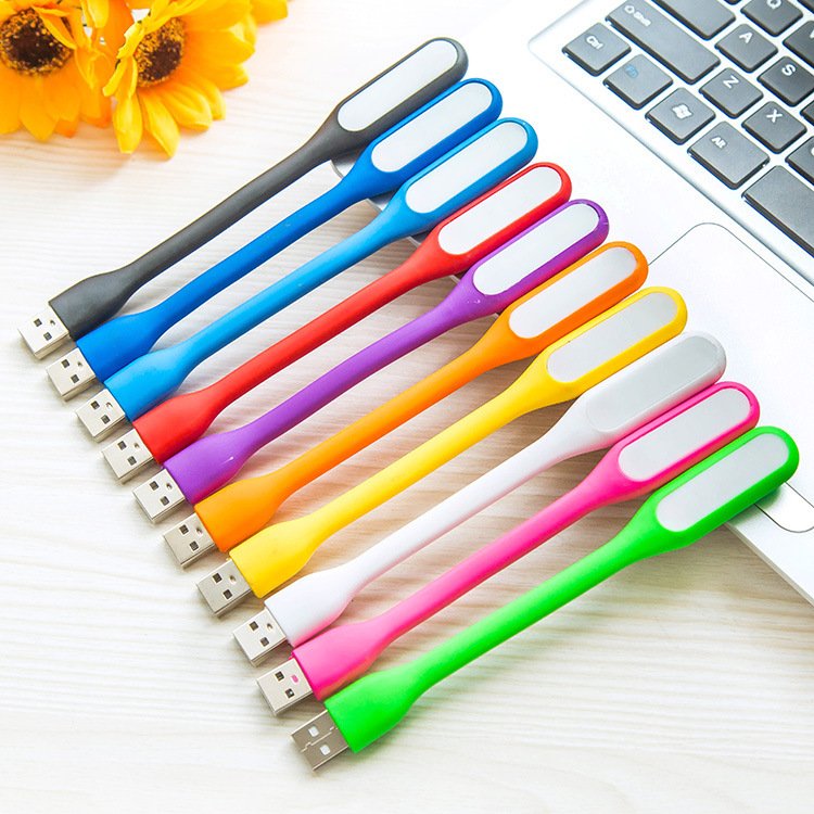 Promotion gift USB LED Book Reading Light Lamp Mini Travel Lamp For Power Bank PC Laptop Flexible Bendable Night Light