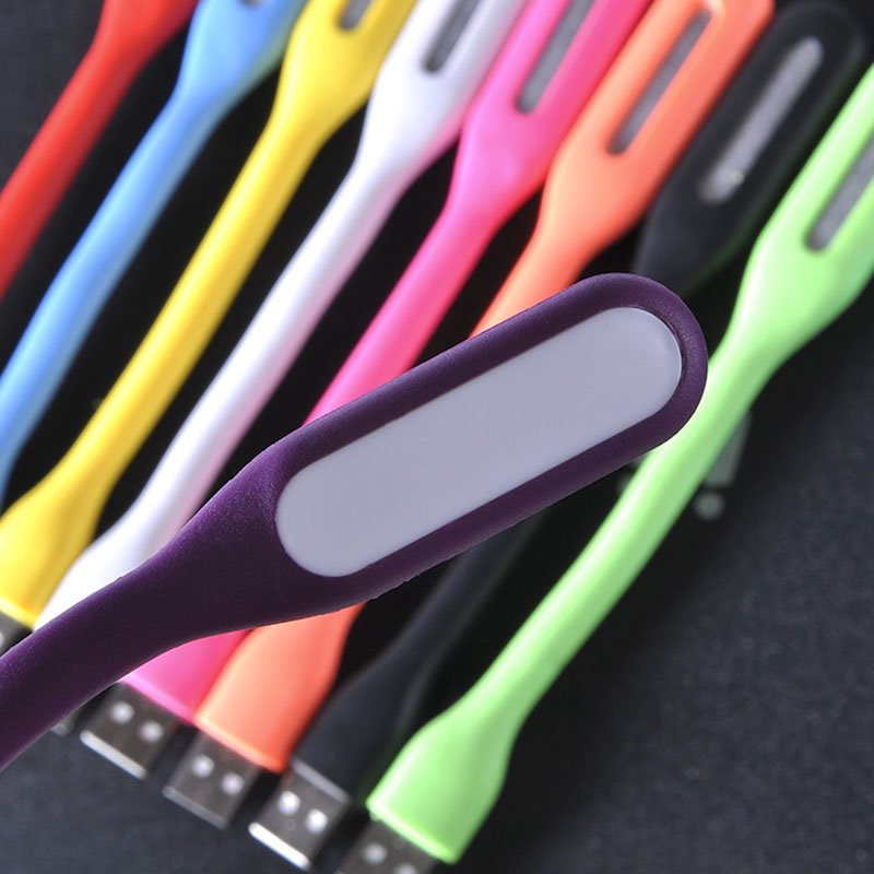 Promotion gift USB LED Book Reading Light Lamp Mini Travel Lamp For Power Bank PC Laptop Flexible Bendable Night Light