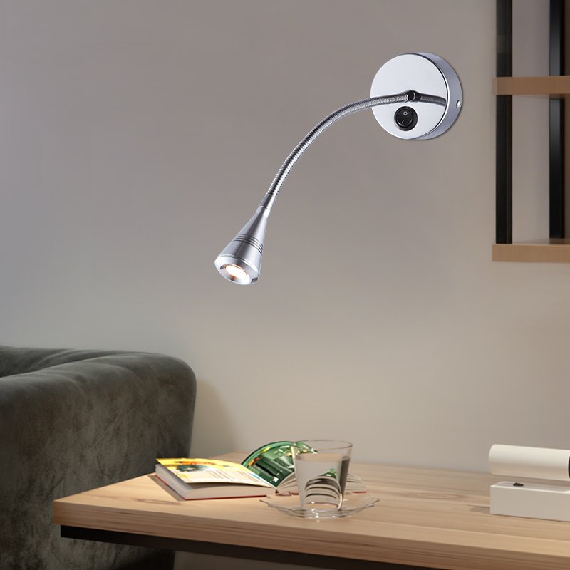 lights for home hotel villa room decoration bedside lighting wall lamp wall mount reading lampwith switch/flexibel gooseneck