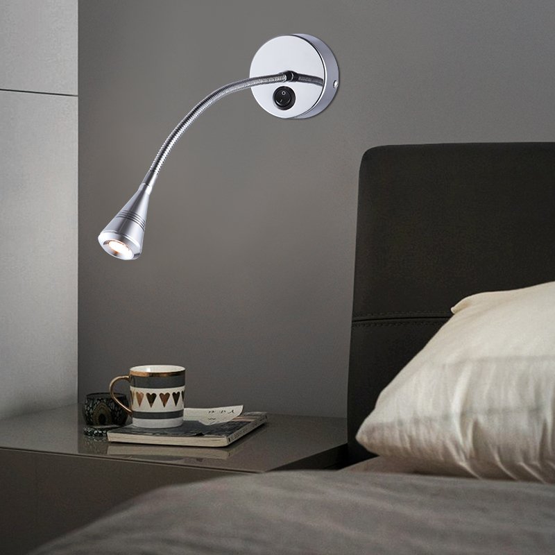 lights for home hotel villa room decoration bedside lighting wall lamp wall mount reading lampwith switch/flexibel gooseneck