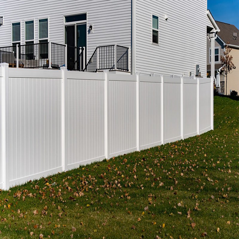 6x6ft White Vinyl Privacy fence Plastic home Wall Fencing pool Fence Panels Vinyl Plastic PVC Privacy Panel