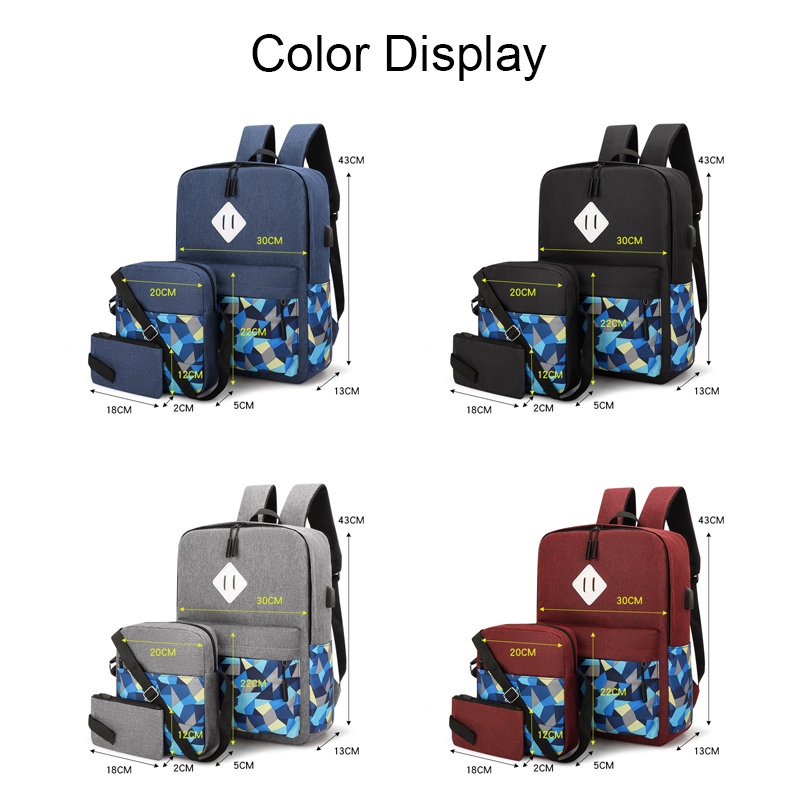 2024 Fashion Laptop Backpack business casual style kids waterproof laptop pocket backpack set bag for men laptop books india