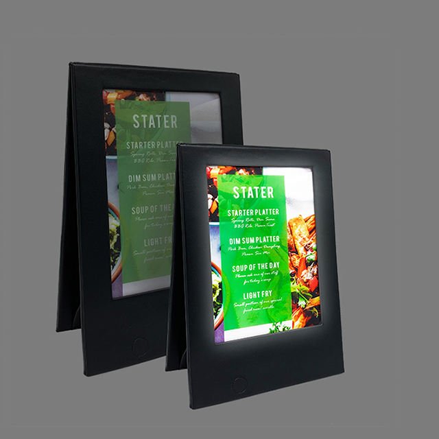 Bar Restaurant Led Lighting Menus Board Menu Led Display Stand for Nightclub led menus for restaurant