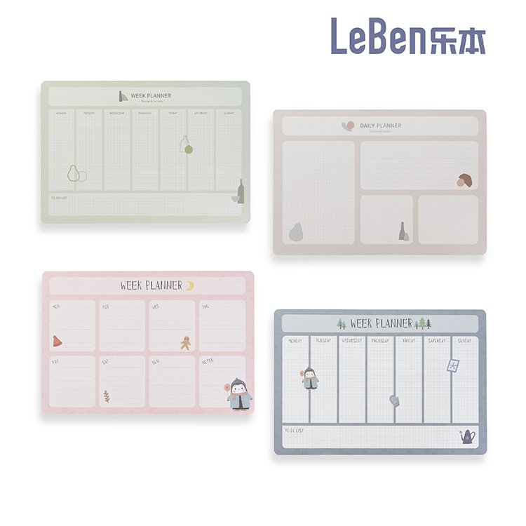 2021 Personalized Creative Daily Weekly Planner Notes Pad Schedule Book Agendas
