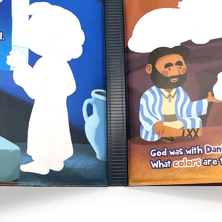 New Design Water Coloring Bath Book Bible Story Book for Kids Waterproof Soft Pages