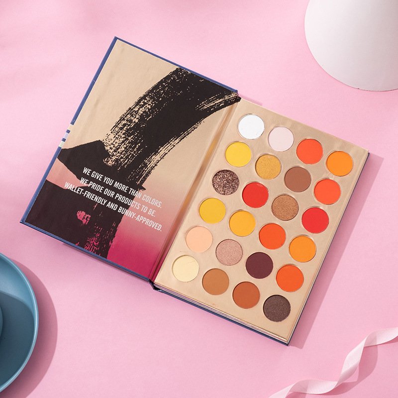 72 colors custom korean makeup book glitter shimmer matte eyeshadow eye shadow palette book make up Libro de sombras de ojos