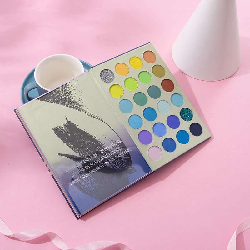 72 colors custom korean makeup book glitter shimmer matte eyeshadow eye shadow palette book make up Libro de sombras de ojos